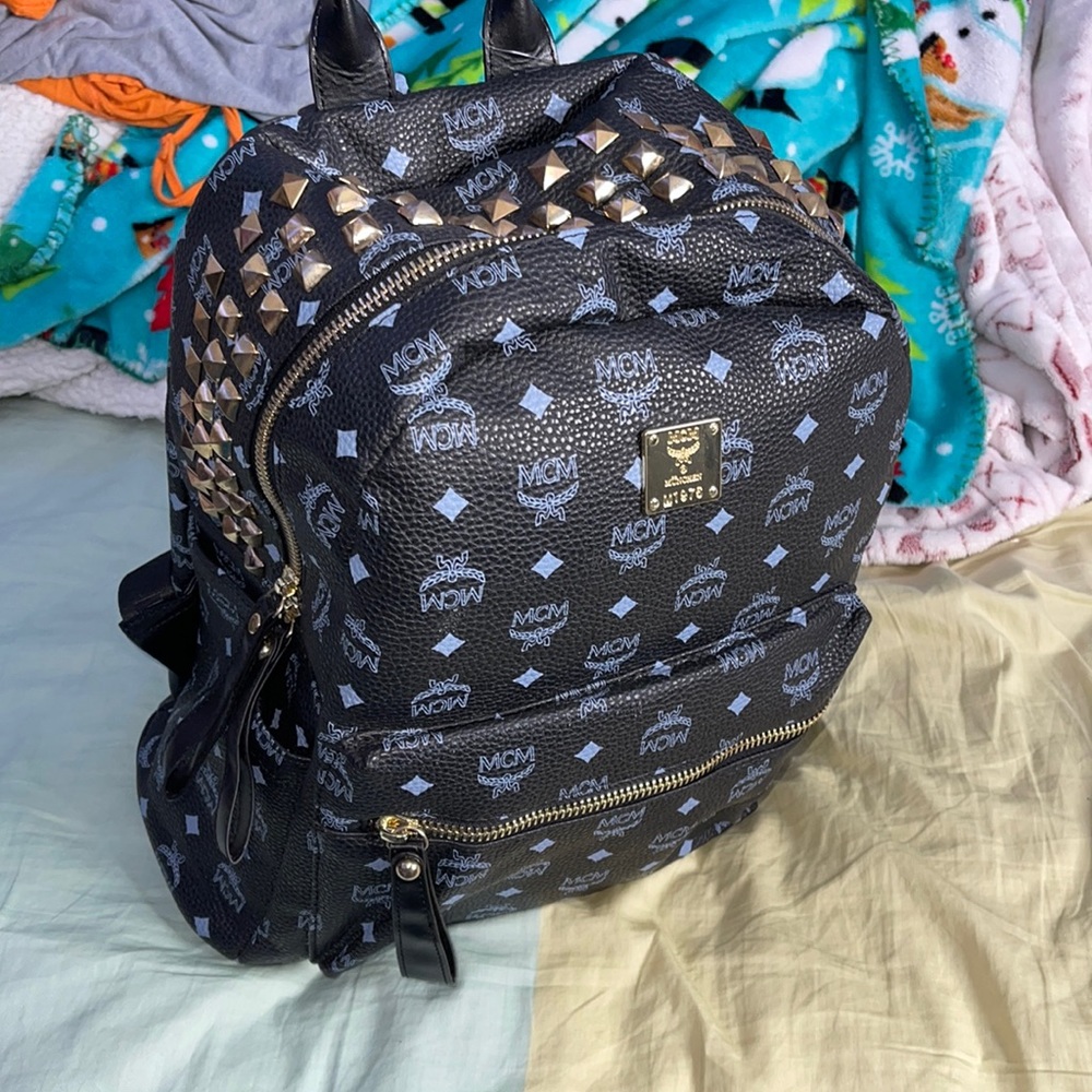 Mcm backpack in black